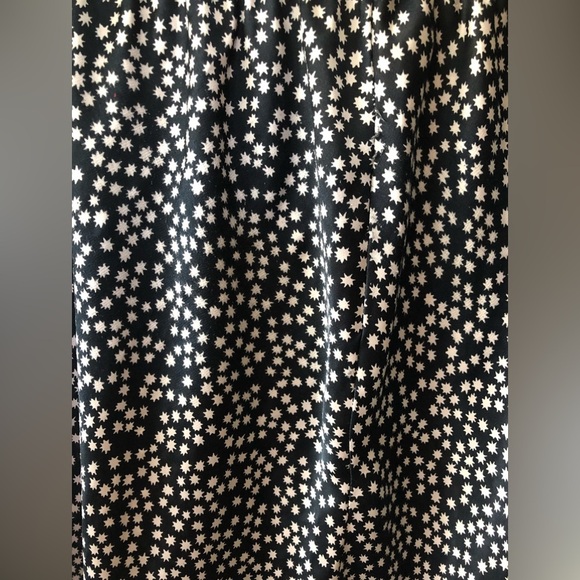 Valentino Intimo|Satin slip skirt in black & white ditsy print•••Lace & Ruffles - Picture 9 of 12